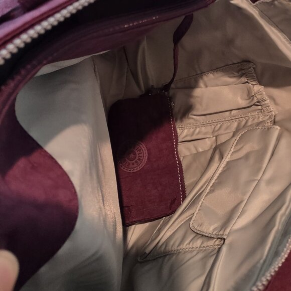 Kipling messenger tote bag, crossbody NWT and monkey charm - Picture 5 of 11